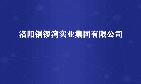 洛阳铜锣湾实业集团有限公司