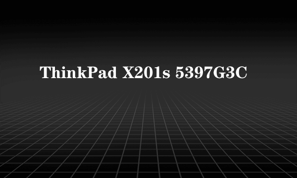 ThinkPad X201s 5397G3C