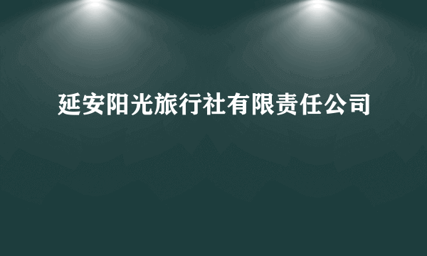 延安阳光旅行社有限责任公司