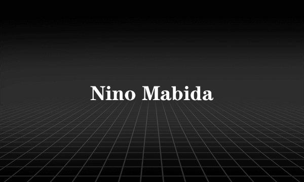 Nino Mabida