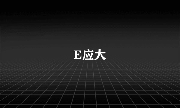 E应大