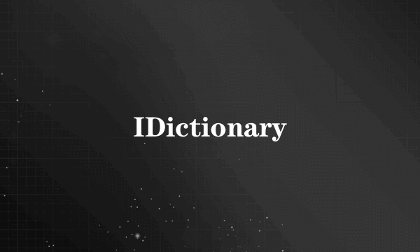 IDictionary