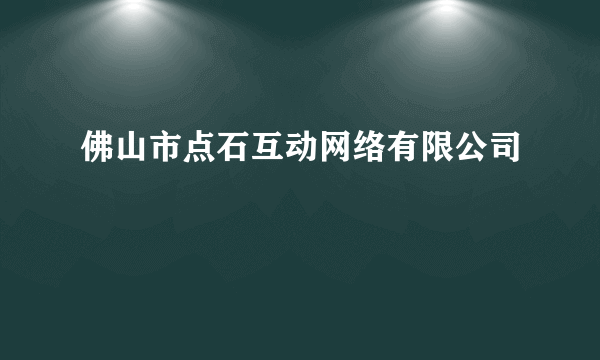 佛山市点石互动网络有限公司