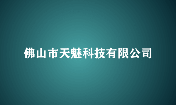 佛山市天魅科技有限公司