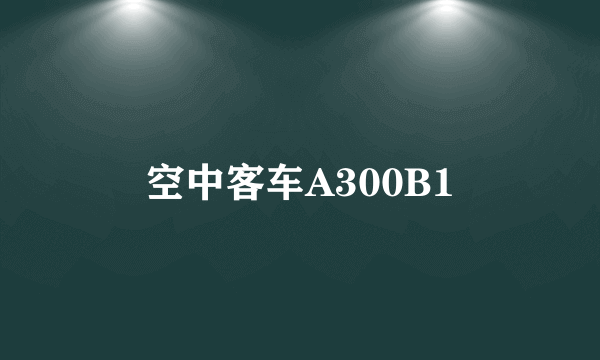 空中客车A300B1