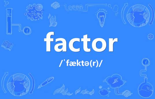 Factor（英语单词）