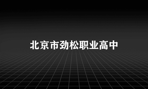 北京市劲松职业高中