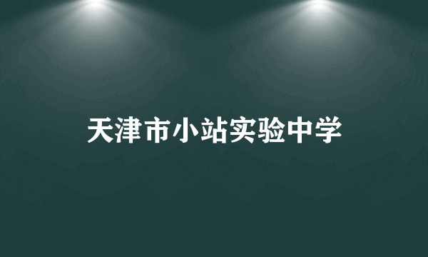 天津市小站实验中学