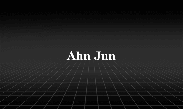 Ahn Jun