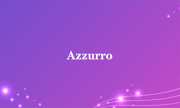 Azzurro