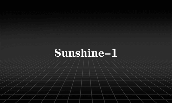 Sunshine-1