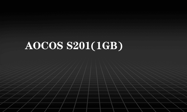 AOCOS S201(1GB)