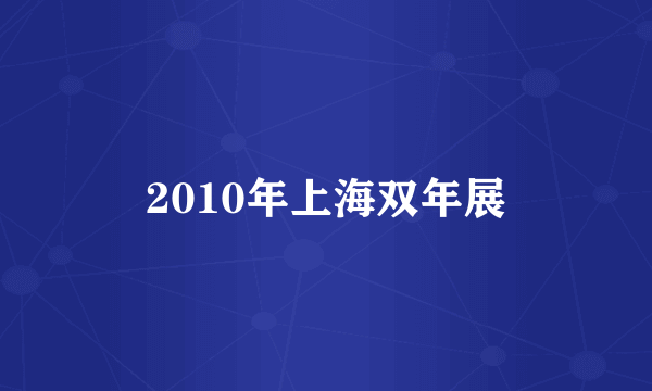 2010年上海双年展