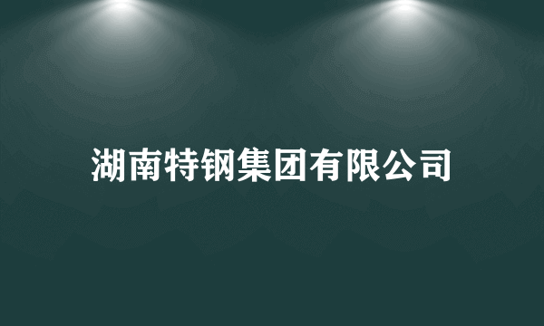 湖南特钢集团有限公司