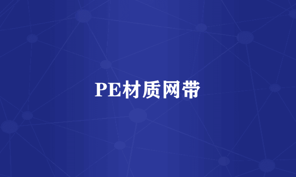 PE材质网带