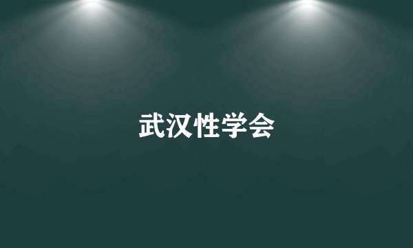 武汉性学会