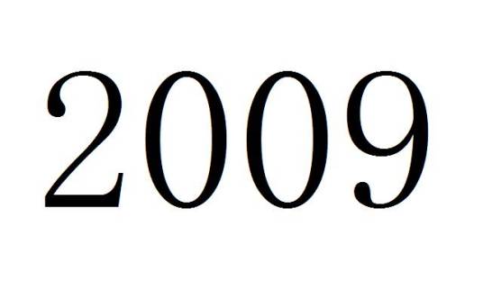 2009（数字）