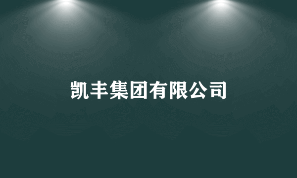 凯丰集团有限公司