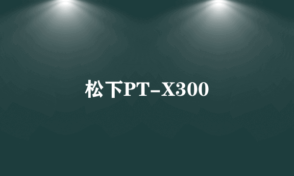 松下PT-X300