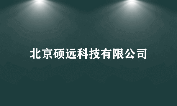 北京硕远科技有限公司