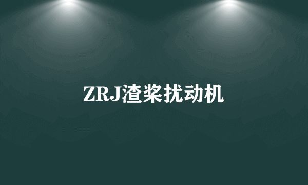 ZRJ渣桨扰动机