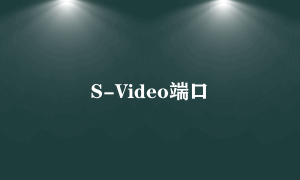 S-Video端口