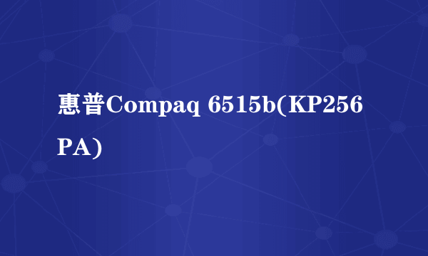 惠普Compaq 6515b(KP256PA)