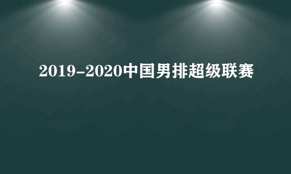 2019-2020中国男排超级联赛