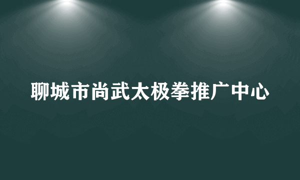 聊城市尚武太极拳推广中心