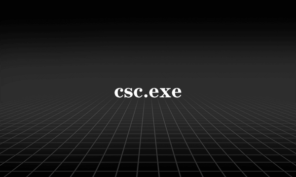 csc.exe