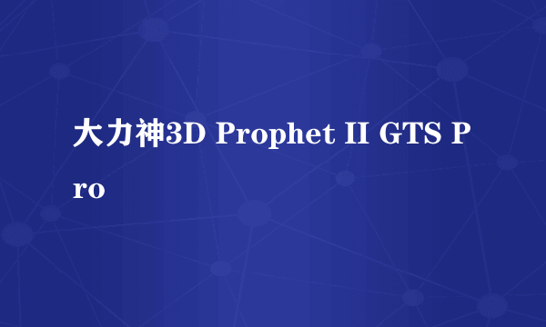 大力神3D Prophet II GTS Pro