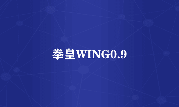 拳皇WING0.9