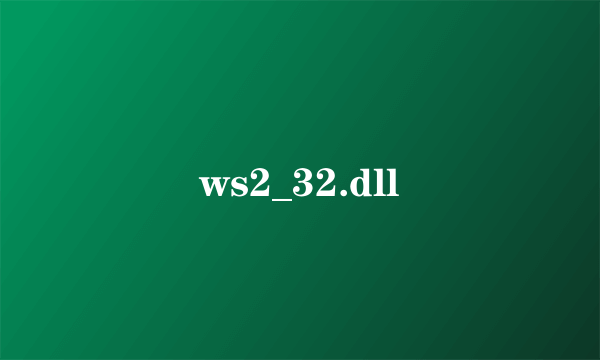 ws2_32.dll