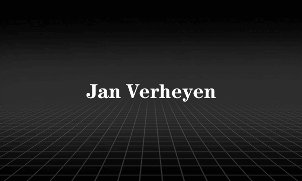 Jan Verheyen