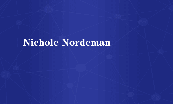 Nichole Nordeman