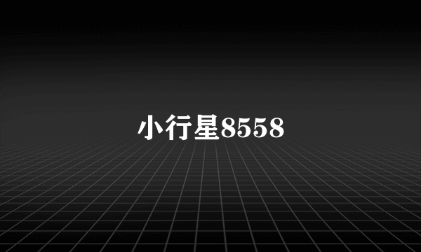 小行星8558