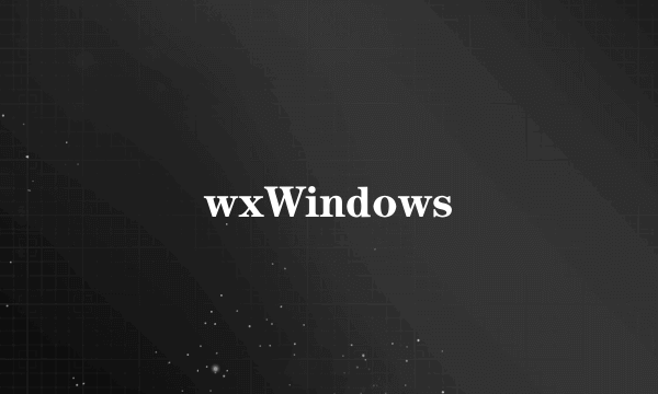 wxWindows