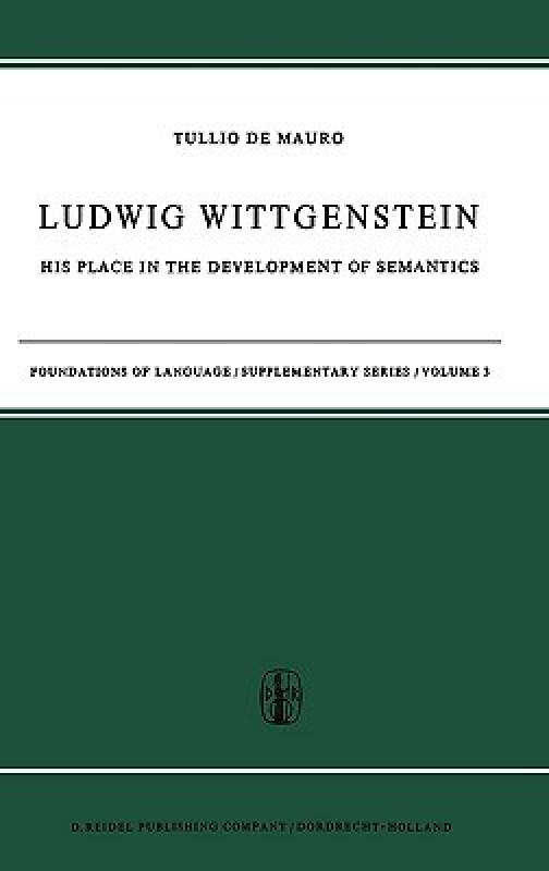 Ludwig Wittgenstein（De Mauro, T.所著书籍）