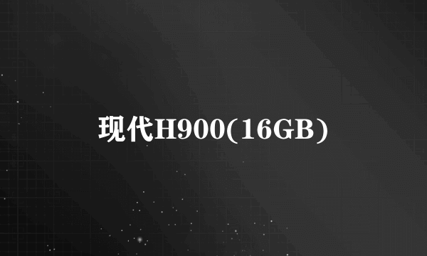 现代H900(16GB)