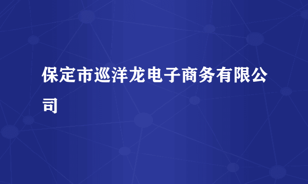 保定市巡洋龙电子商务有限公司