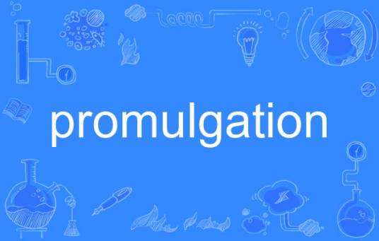 promulgation