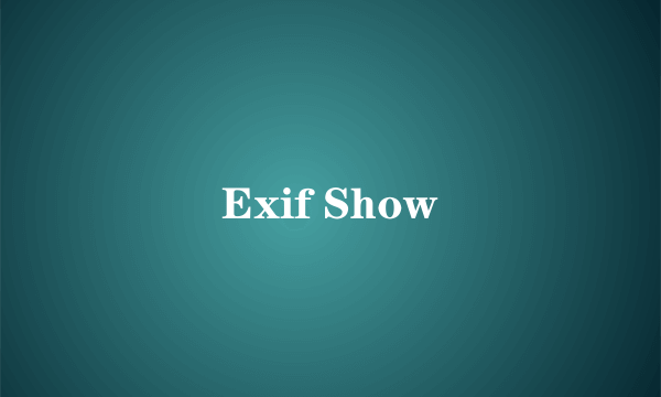 Exif Show