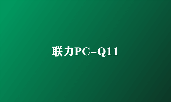 联力PC-Q11