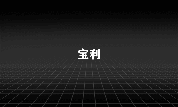 宝利