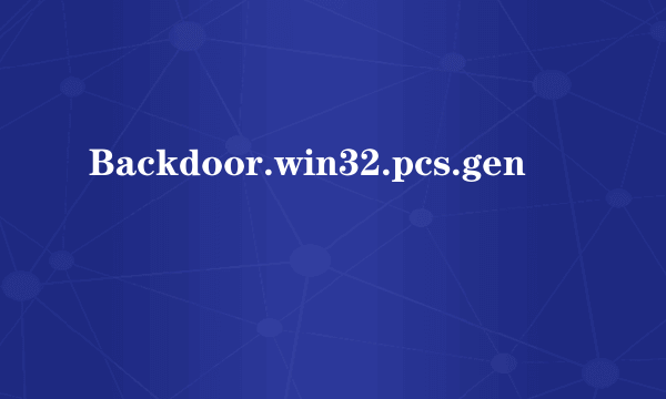 Backdoor.win32.pcs.gen