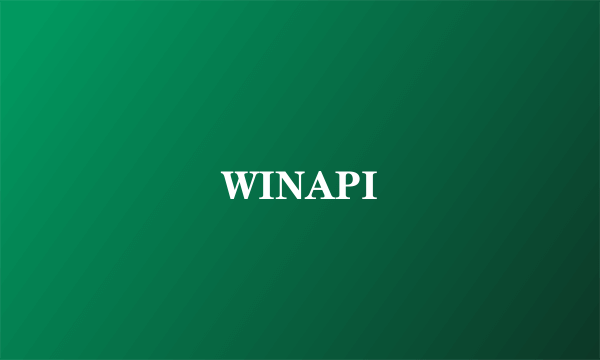 WINAPI