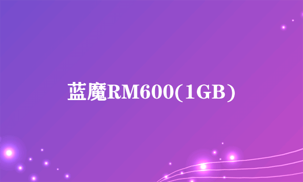 蓝魔RM600(1GB)