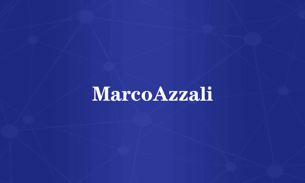 MarcoAzzali