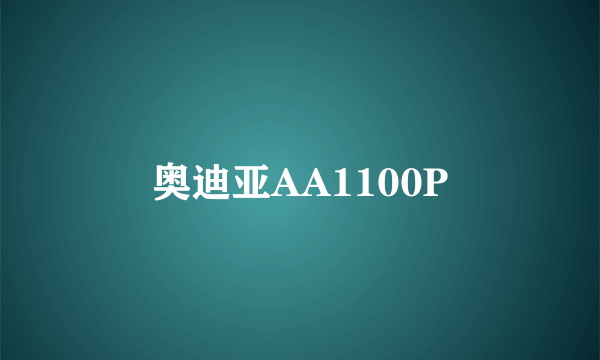 奥迪亚AA1100P