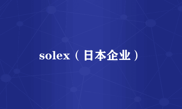 solex（日本企业）